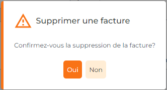 supprimer facture
