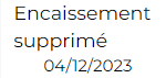 hist-encaissement supprimé