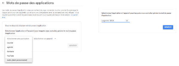 mot passe google