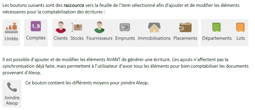 synchro aleop boutons 2