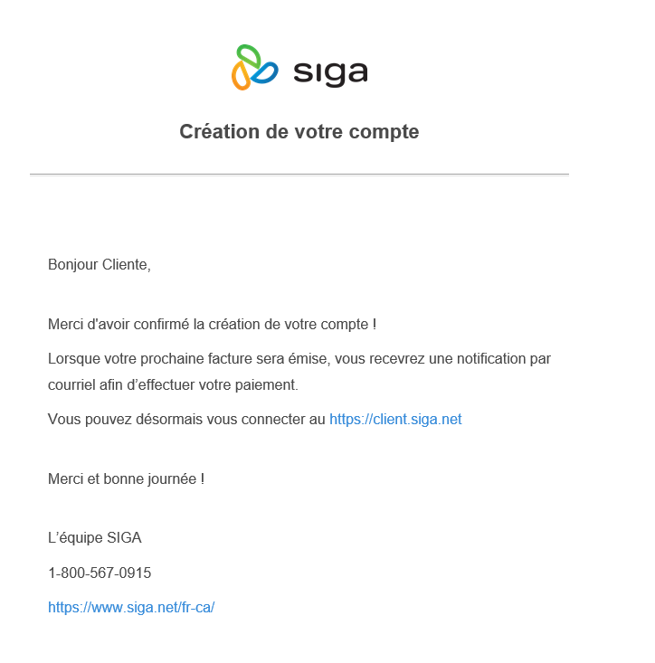 espace client confirmation cpte