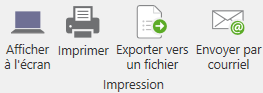 barre outils rapports mini