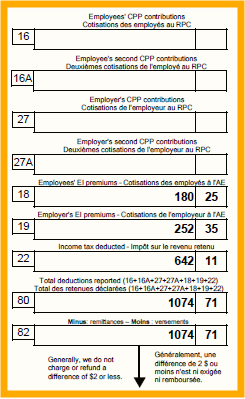 t4 sommaire cotisations