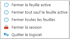 fermer options