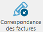 bouton correspondance factures SB