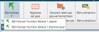 réinitialiser relevé 1