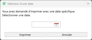 date spécifique cheque